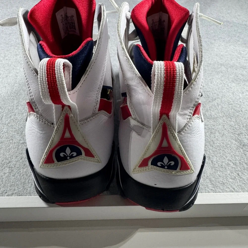 Jordan Air Jordan 7 Retro BCFC Mens 14 White PSG CZ0789-105 Excellent Paname